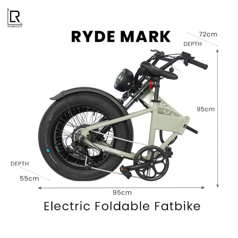จักรยานไฟฟ้า Rydekart รุ่น Ryde Mark - สีเทา_2